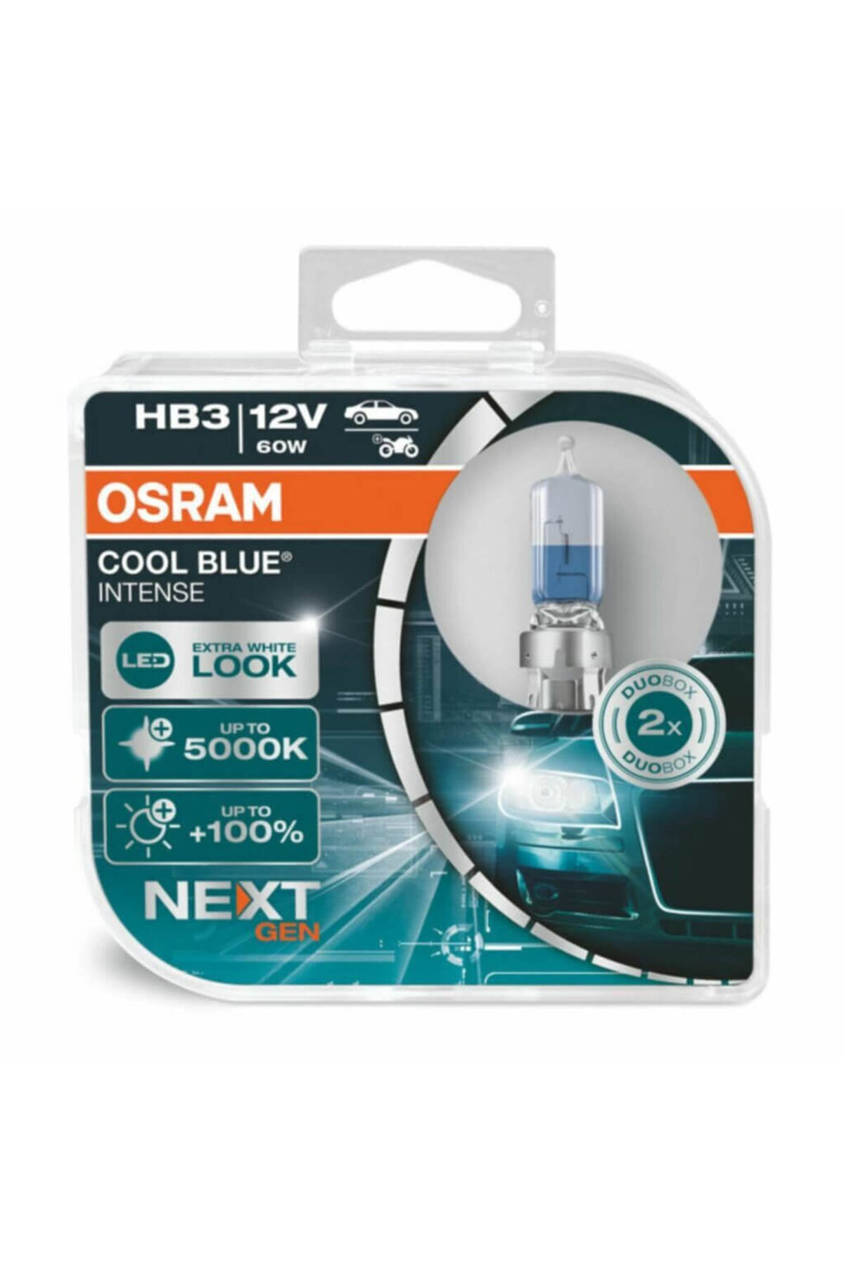 Osram 9005 Hb3 Cool Blue Intense Next Gen 5000k Beyaz Işık Takım 2