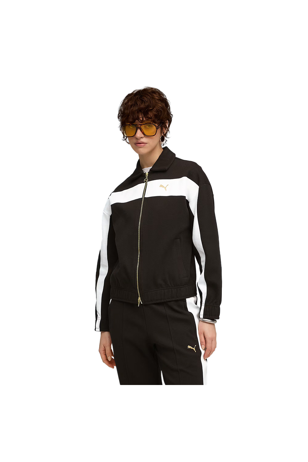 Puma T7 Relaxed Track Kadın Siyah Günlük Stil Ceket 63213701