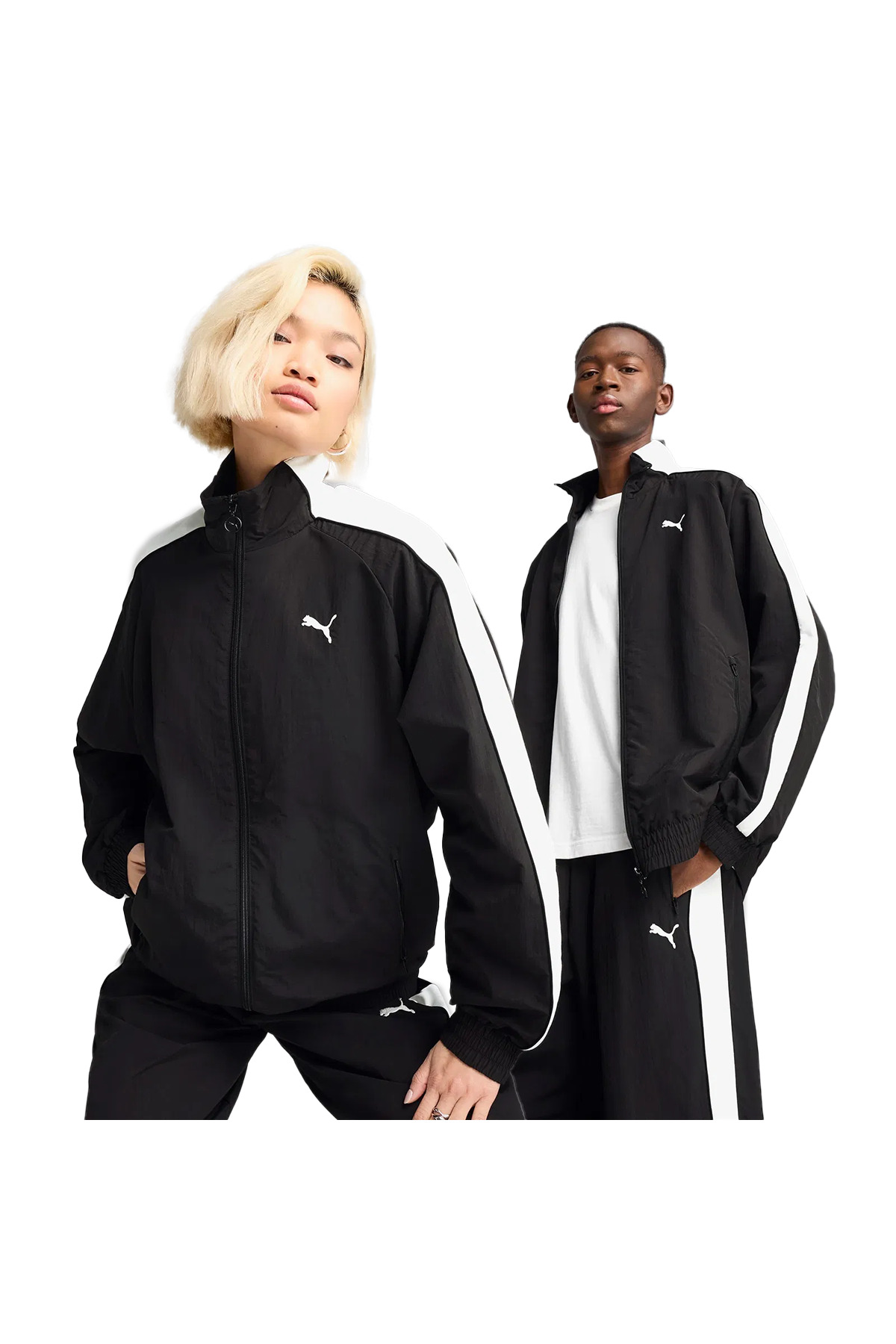 Puma T7 Oversized Track Unisex Siyah Günlük Stil Ceket 62959301