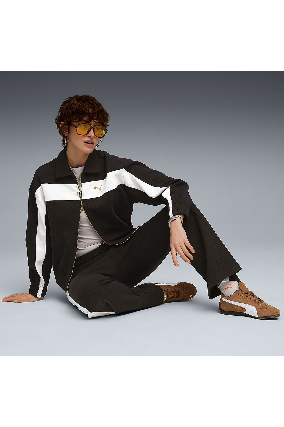 Puma T7 Relaxed Track Kadın Siyah Günlük Stil Ceket 63213701 görsel 3