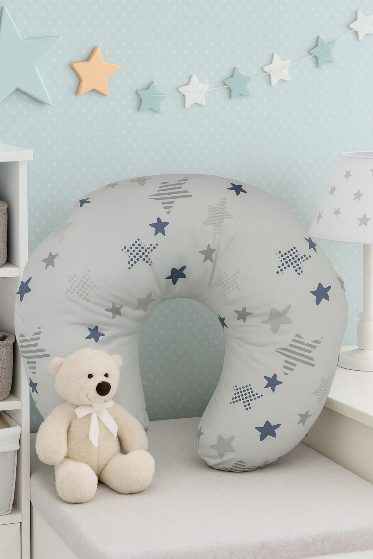 Findlay Baby EMZİRME DESTEK MİNDERİ GRİ YILDIZ fotoğrafı 7 (önizleme)