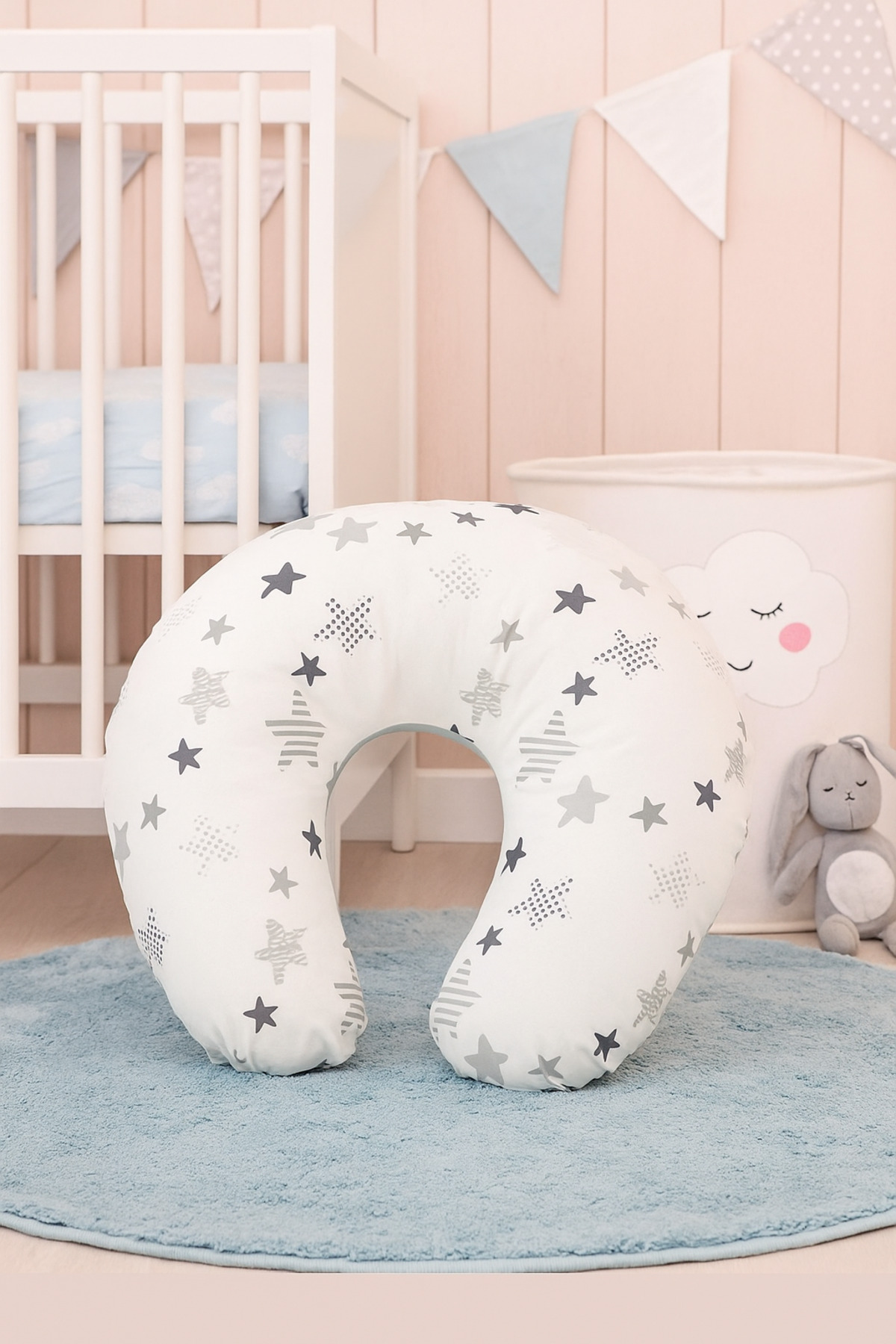 Findlay Baby EMZİRME DESTEK MİNDERİ GRİ YILDIZ fotoğrafı 3 (önizleme)