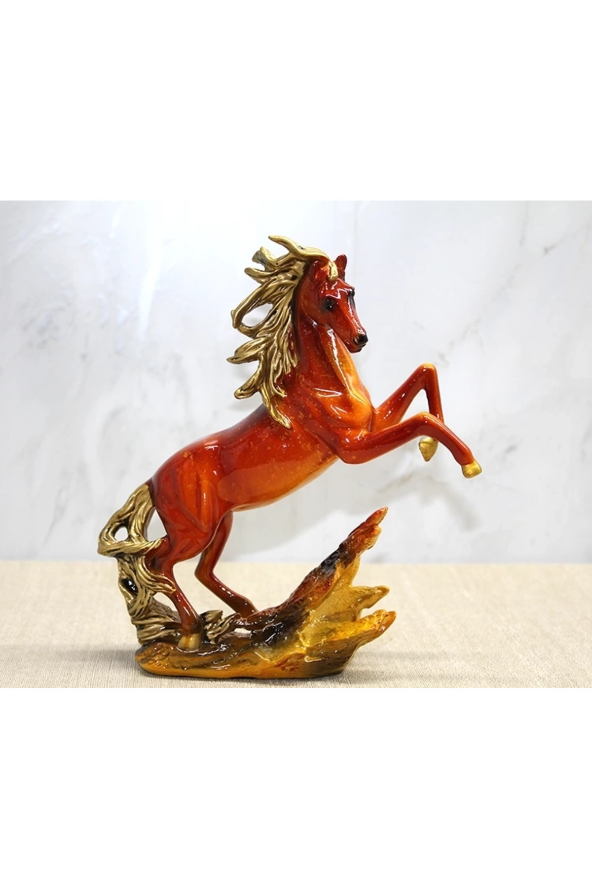 Epilons Polyester Şahlanmış At Figürü Alk4590