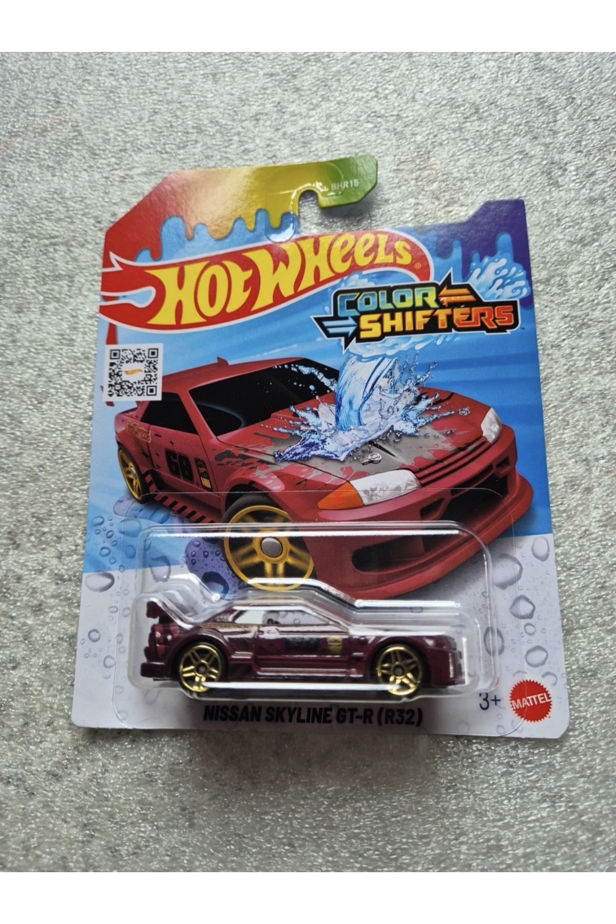 HOT WHEELS Color Shifters 1/64 Nissan Skyline GTR R32 Renk