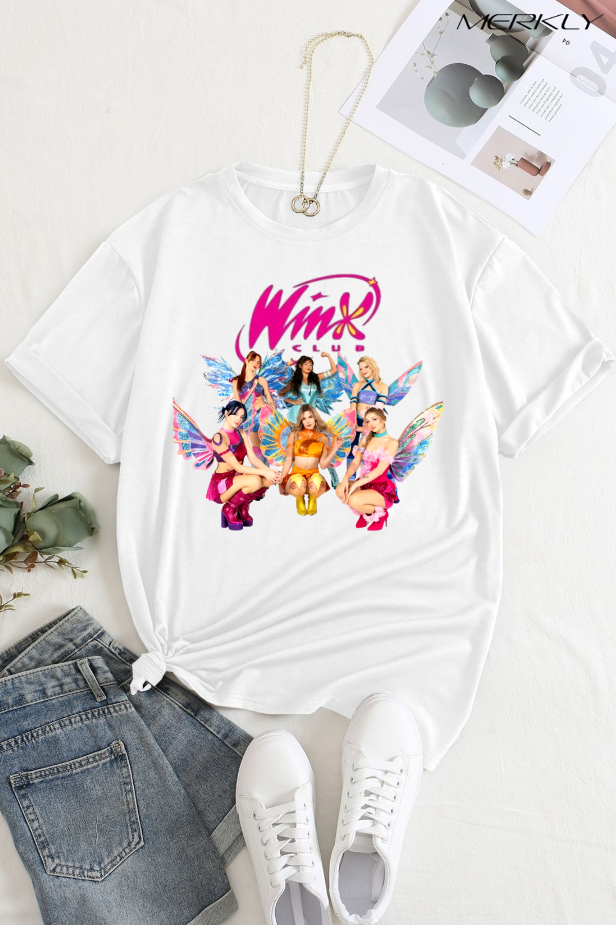 barsdepo  Manifest Baskılı Tişört, Oversize Unisex Beyaz Tişört Çocuk / Yetişkin - Görsel 2