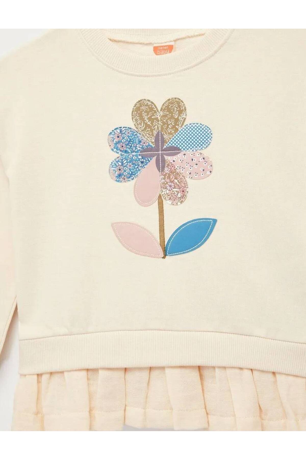 Koton Kız Bebek Sweat 6Wmg10081Ak fotoğrafı 3 (önizleme)