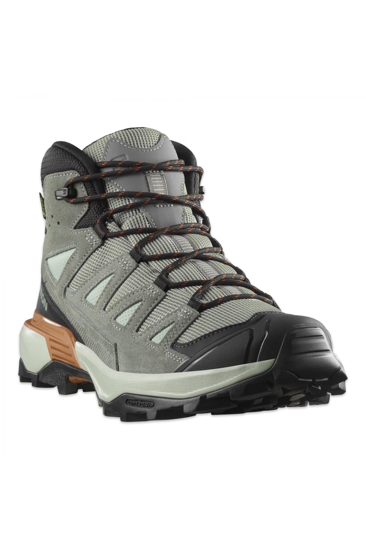 چکمه مردانه فضای باز خاکستری-سبز X Ultra 360 Ltr Mid GTX مدل 475708 سالومون کفش بیرونی Salomon