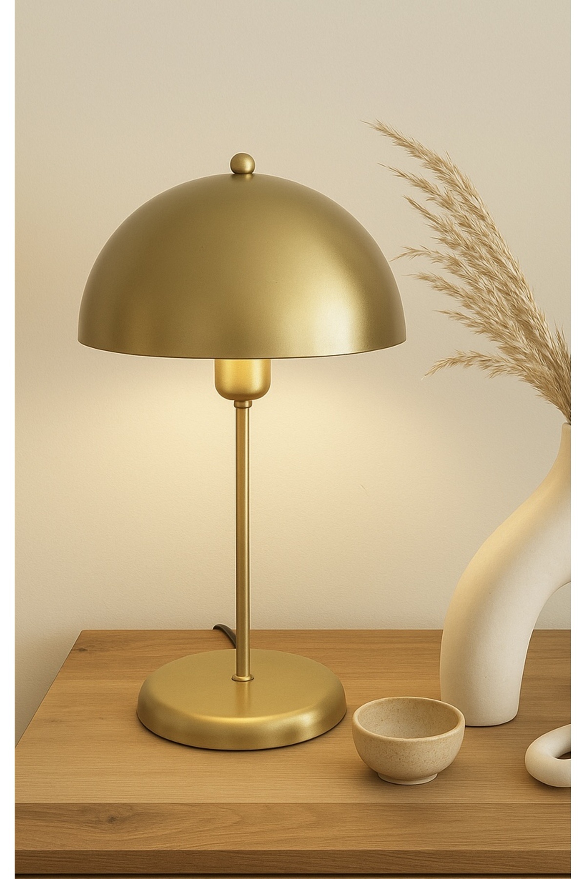 Mon Chevalon Modern Marche Abajur E-27 Duy Masa Lambası Metal Gövde