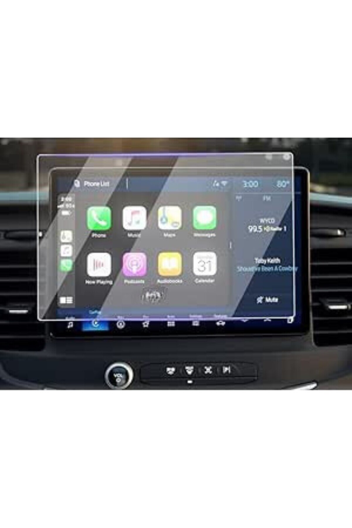 ZDN Case Yeni Ford E-Transit Kamyonet Model Multimedya Panel Uyumlu 9H Nano Ekran Koruyucu 2024-2025