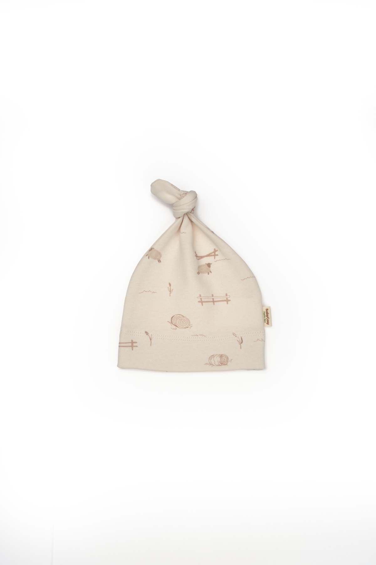 BabyCosy Organic Wear Bebek 3'lü Şapka,%100 Organik Pamuk,Bebek ve Yenidoğan Serisi fotoğrafı 4 (önizleme)