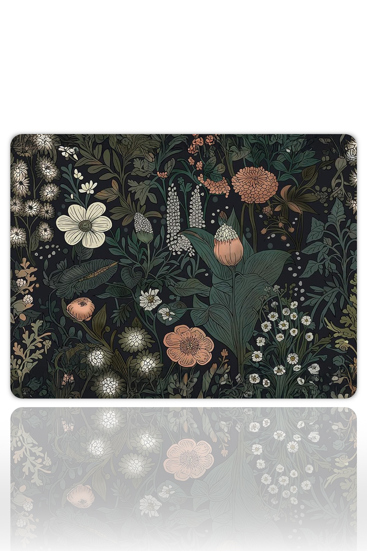 Dark Bloom 40x30 3mm Gaming Gaming Gaming Mouse Pad, Gaming mousepad, Table Mat