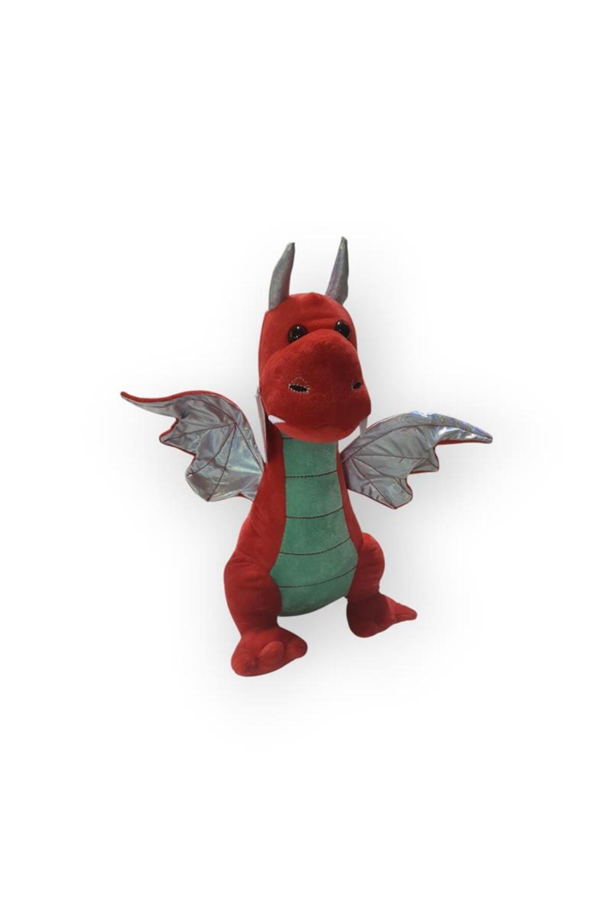 KIZILKAYA PELUŞ KIRMIZI EJDERHA 35 CM SEVİMLİ VE MASALSI TASARIM