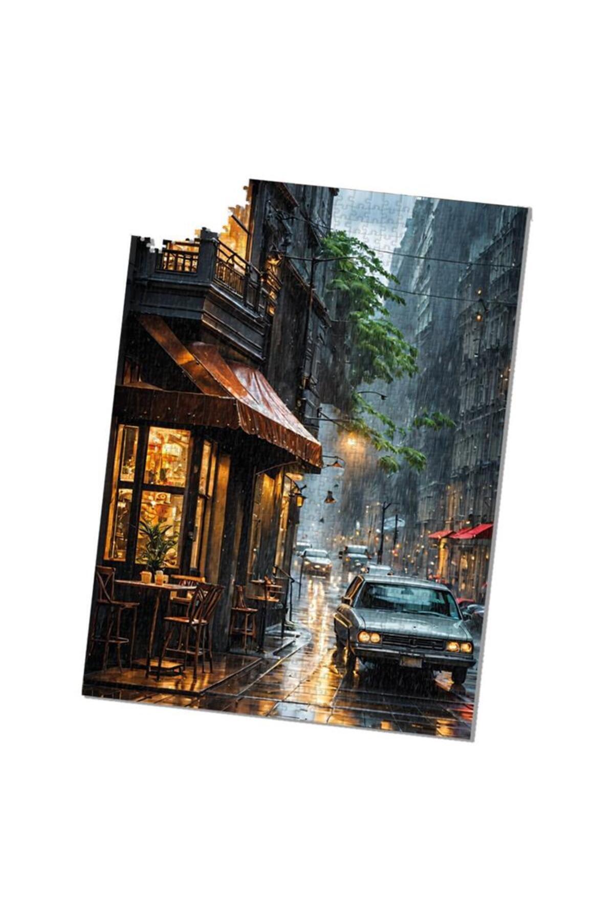 BToys 1000 PARÇA PUZZLE RAIN STREET 9014