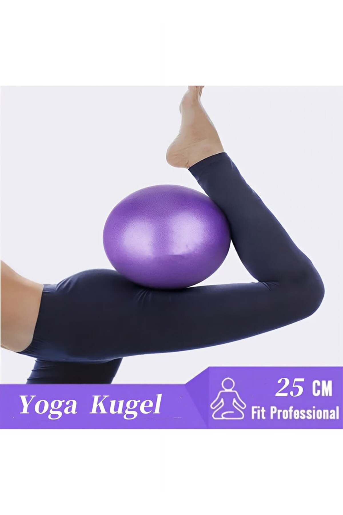 مجموعة بيلاتيس ويوجا من 5 قطع - حلقة، كرة، شريط وح...