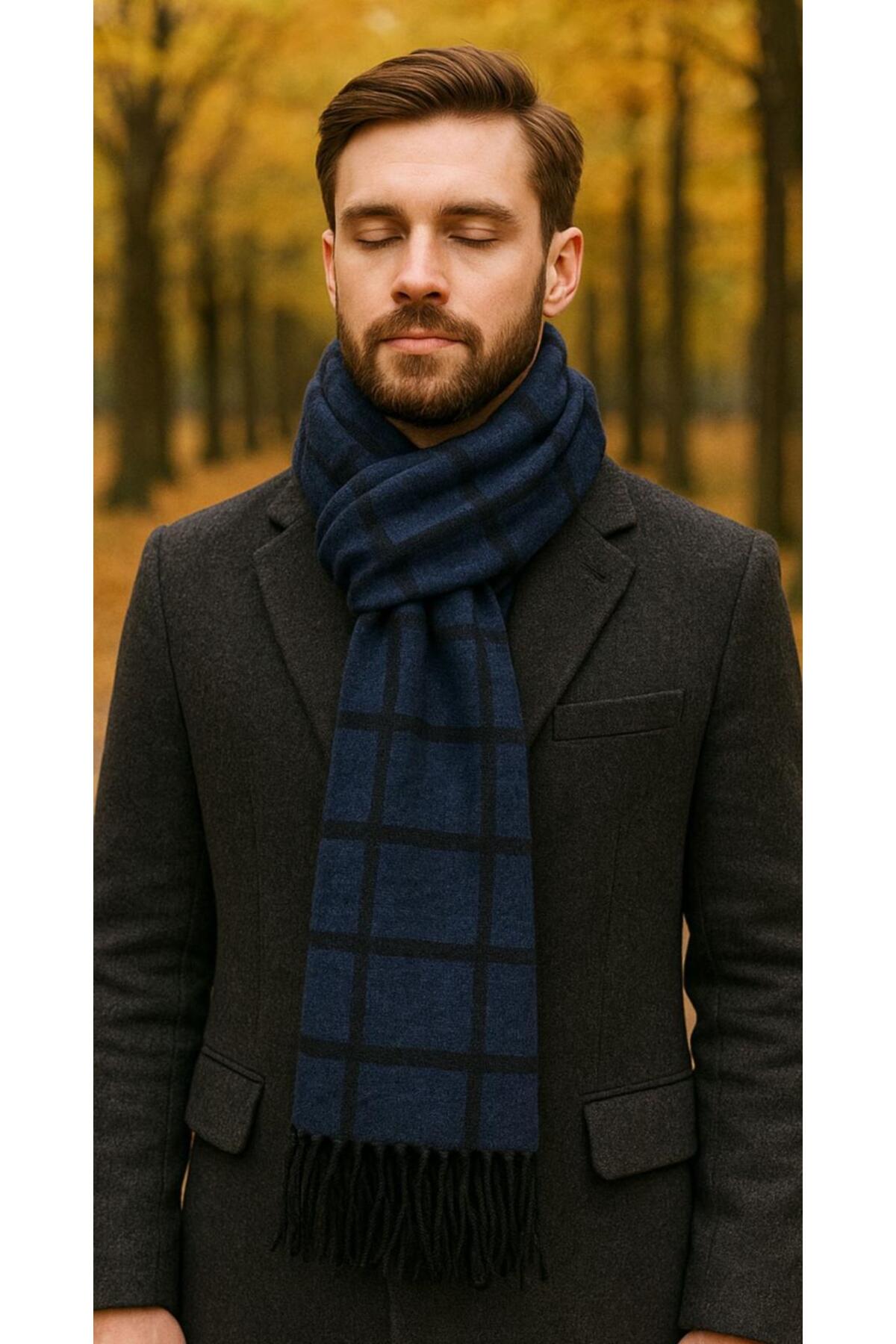 Wearflawless Erkek Atkı, Kışlık Erkek Fular Atkı, Takım Elbise Atkısı, Erkek İçin Hediye