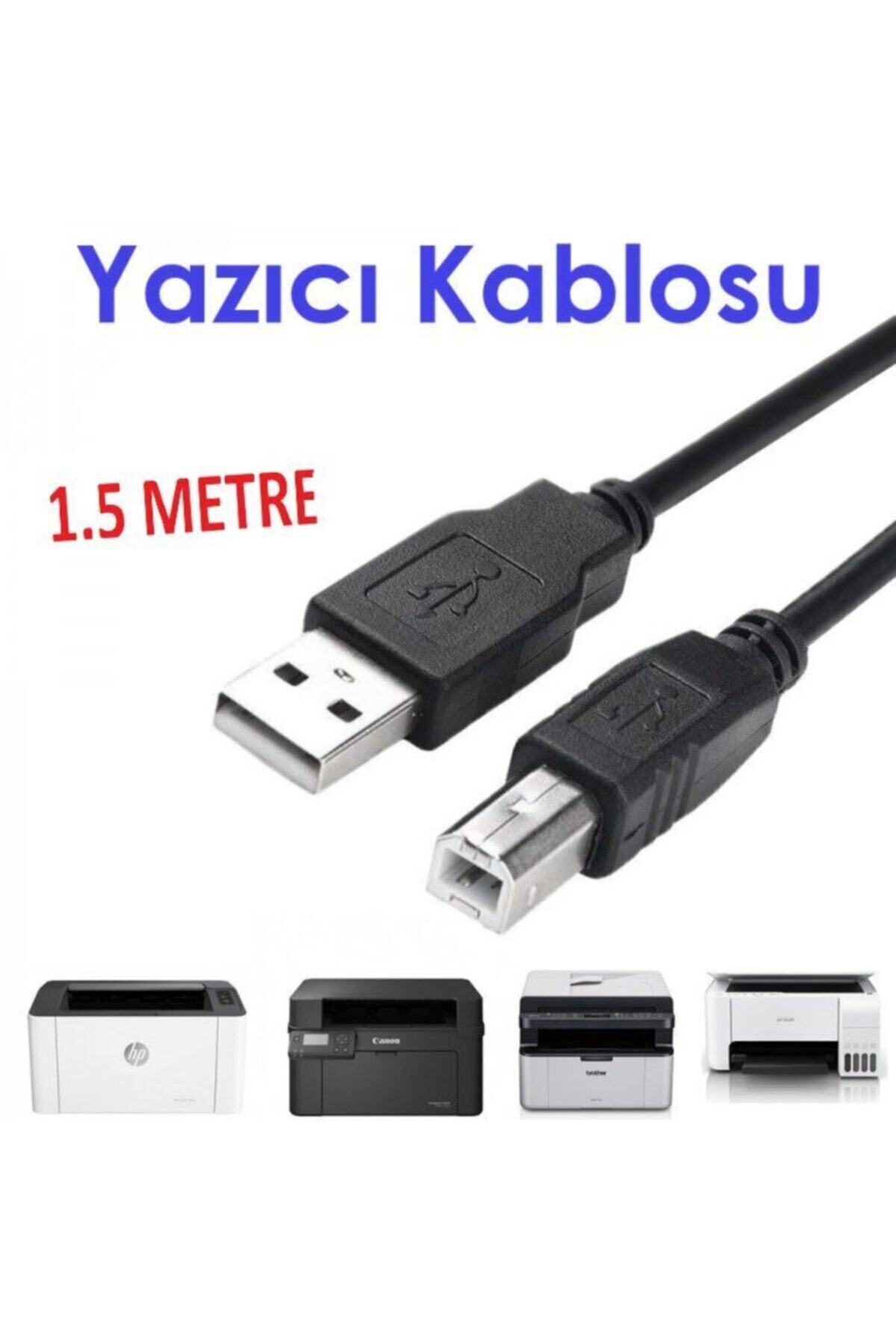 Astakos Yazıcı Kablosu Ara Printer Usb Bağlantı Bağlama Kablo Network Lazer Hp Canon Brother