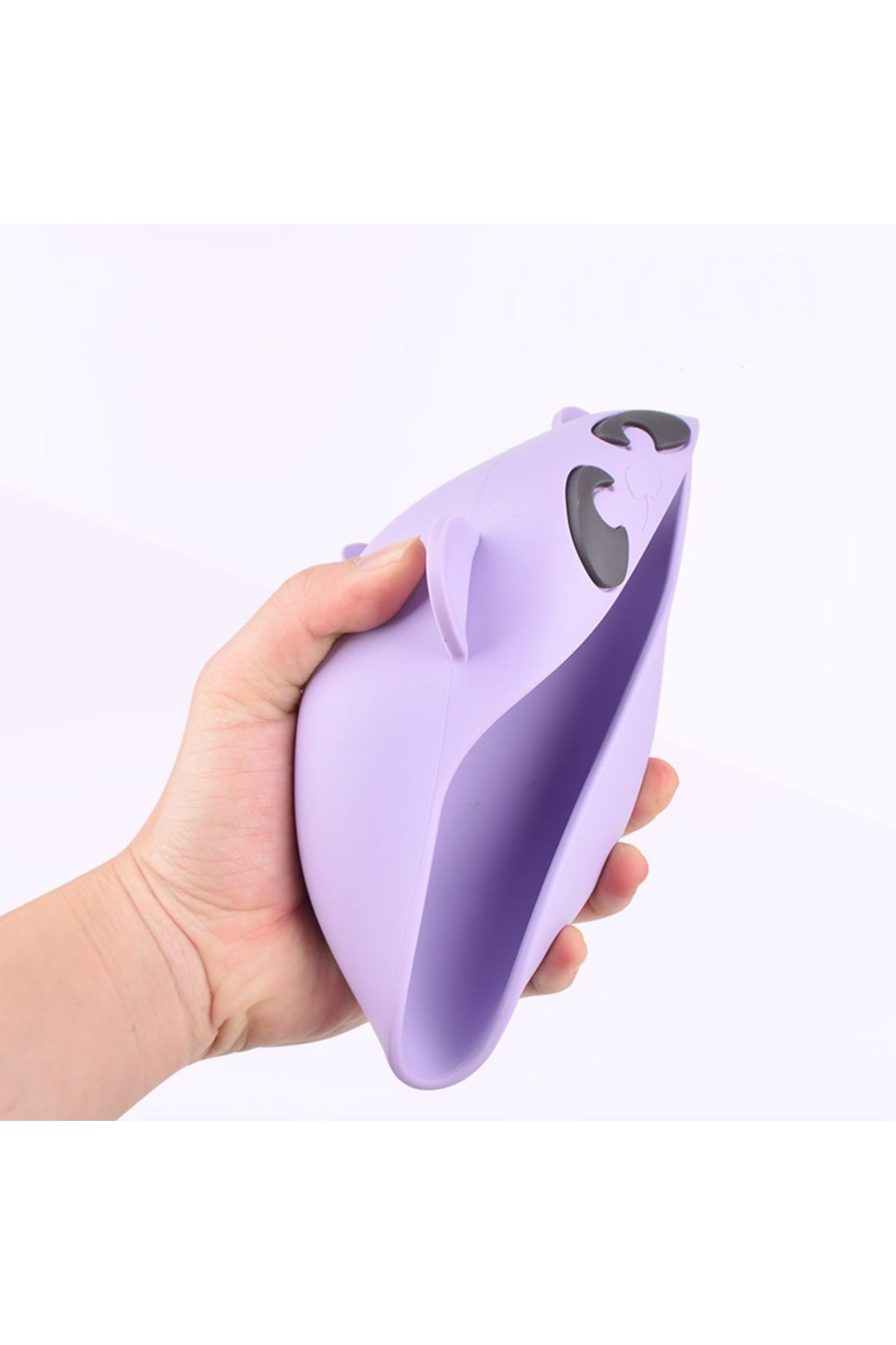 jojobebek Pembe Premium Çocuk Vakumlu Silikon Beslenme Mama Kase, Paslanmaz Çelik Çatal-Kaşık /9+ Ay fotoğrafı 5 (önizleme)