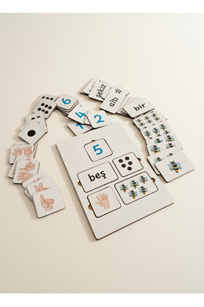 Sapphireworks Eğitici Ahşap Sayı Sayma Oyuncağı – Sayıları Öğreniyorum Seti 5...