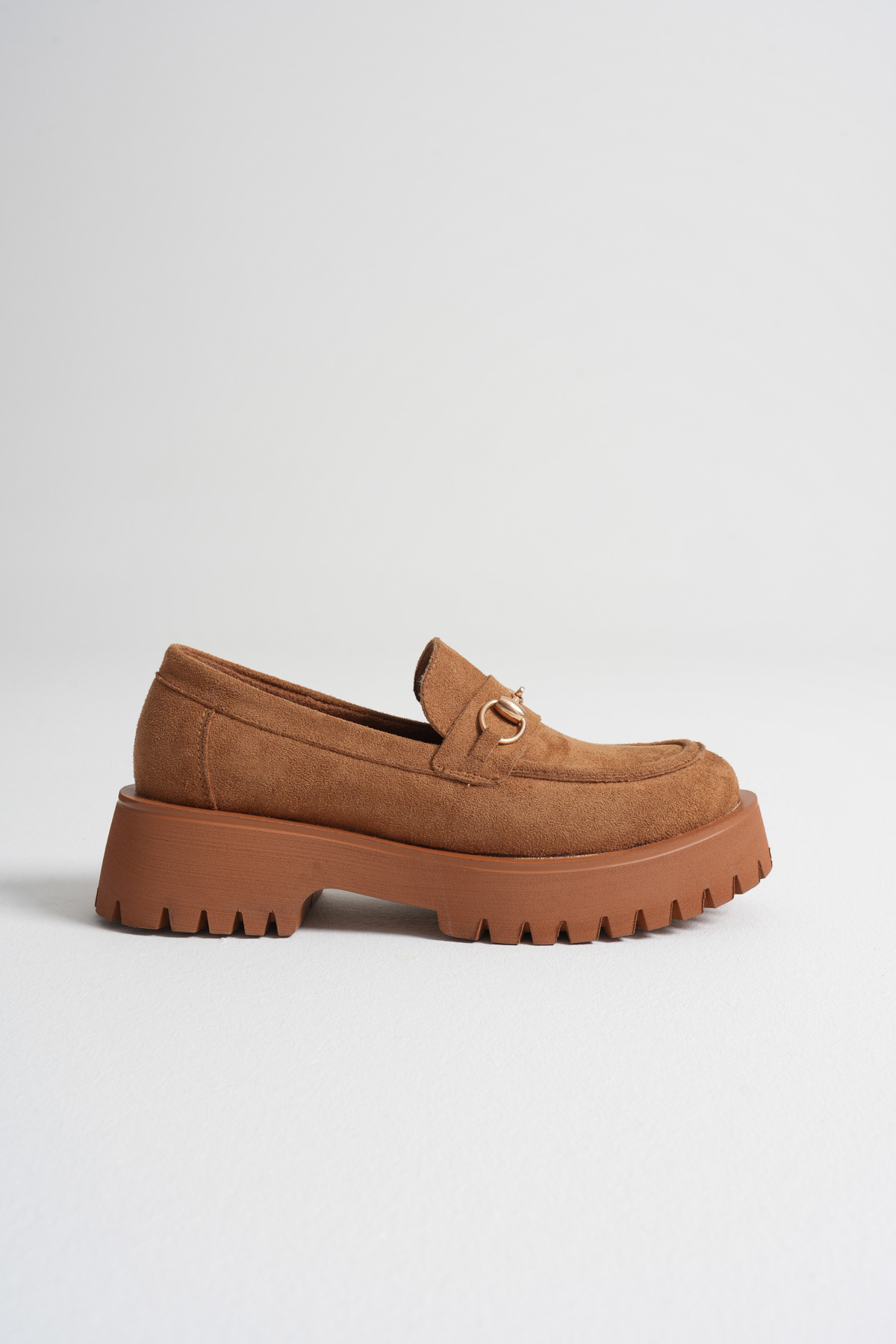 MFT AYAKKABI Kadın Loafer Makosen Casual Tokalı Günlük Ayakkabı görsel 4