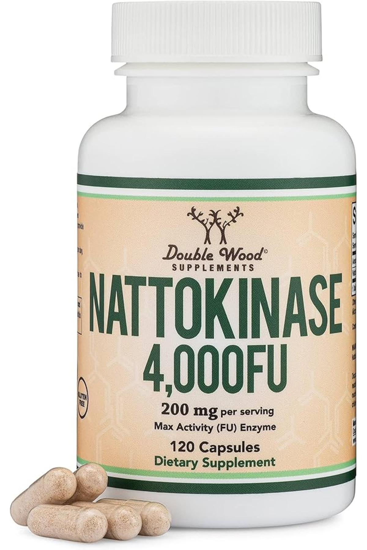 DOUBLE WOOD Nattokinase 120 Caps