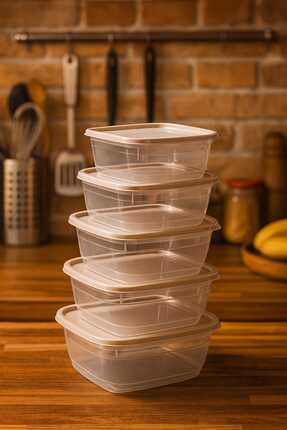 Nurfa 5 Lİ KARE SAKLAMA SET