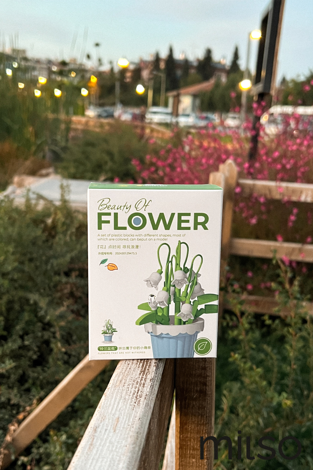 ست بلوک ساختمانی گلدان‌دار – بیش از ۲۶۰ قطعه - مدل گلدان تزئینی رومیزی - ۱ تکه - ۱۲