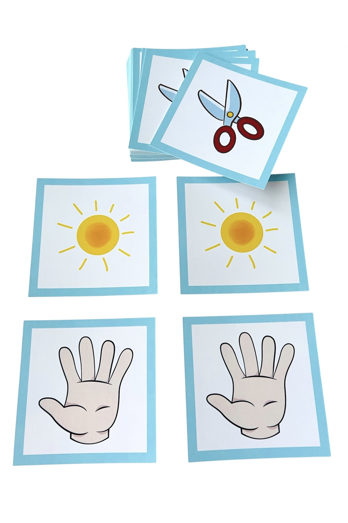 مطابقت تصویری کارت‌ها: ۳۰ جفت، ۶۰ کارت