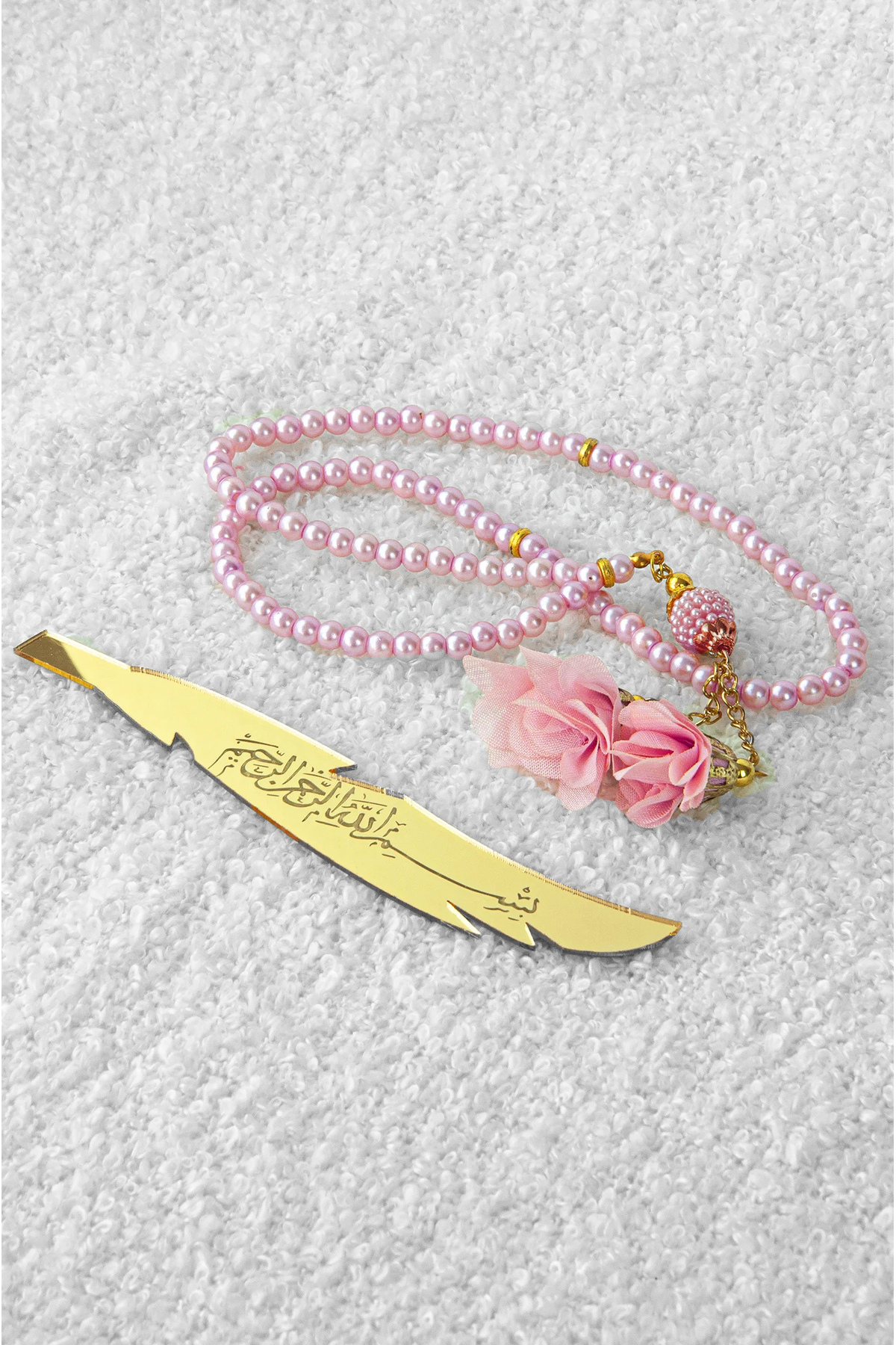 ihvan online Hediyelik Kişiye Özel İsimli Pembe Kuranı Kerim - Kadife Kaplı, Arapça, Orta Boy fotoğrafı 6 (önizleme)