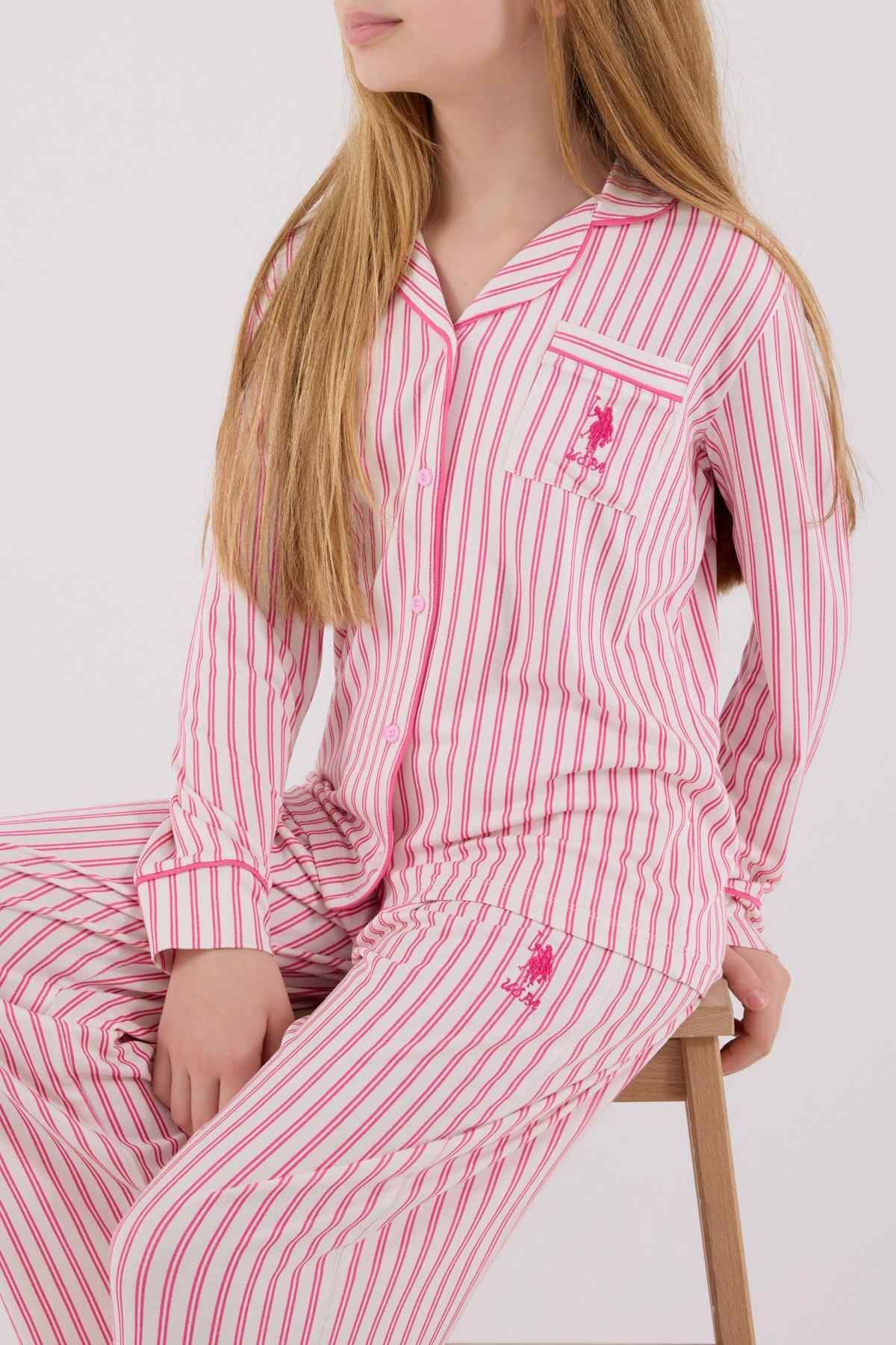 U.S. Polo Assn. 4-15 Yaş Lisanslı Us Polo Assn Kız Çocuk Takım-Fuşya fotoğrafı 5 (önizleme)