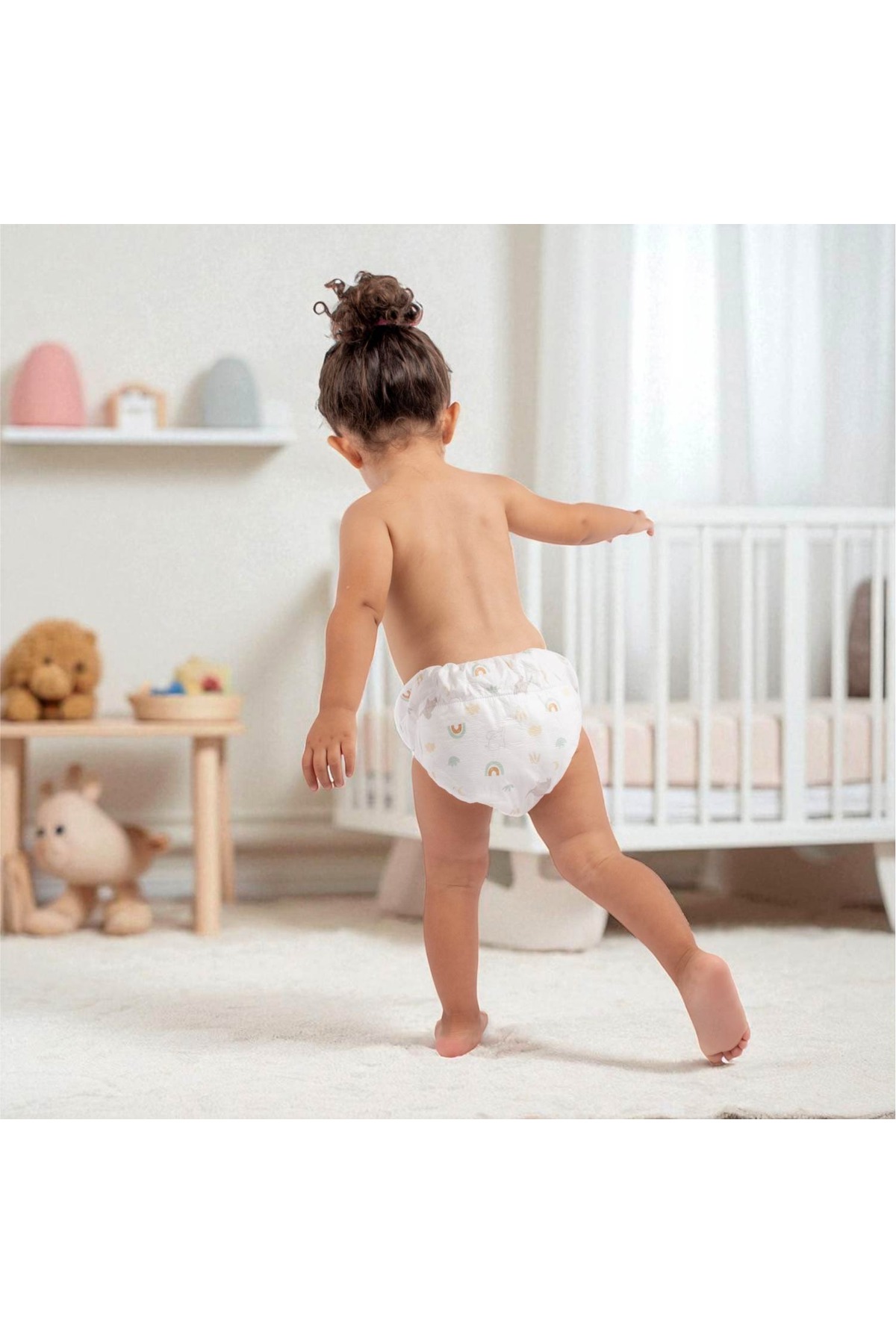 Mommyslab Yıkanabilir Sızdırmaz Sevi Pamuk Pedli Alıştırma Külodu (4 Adet) fotoğrafı 4 (önizleme)