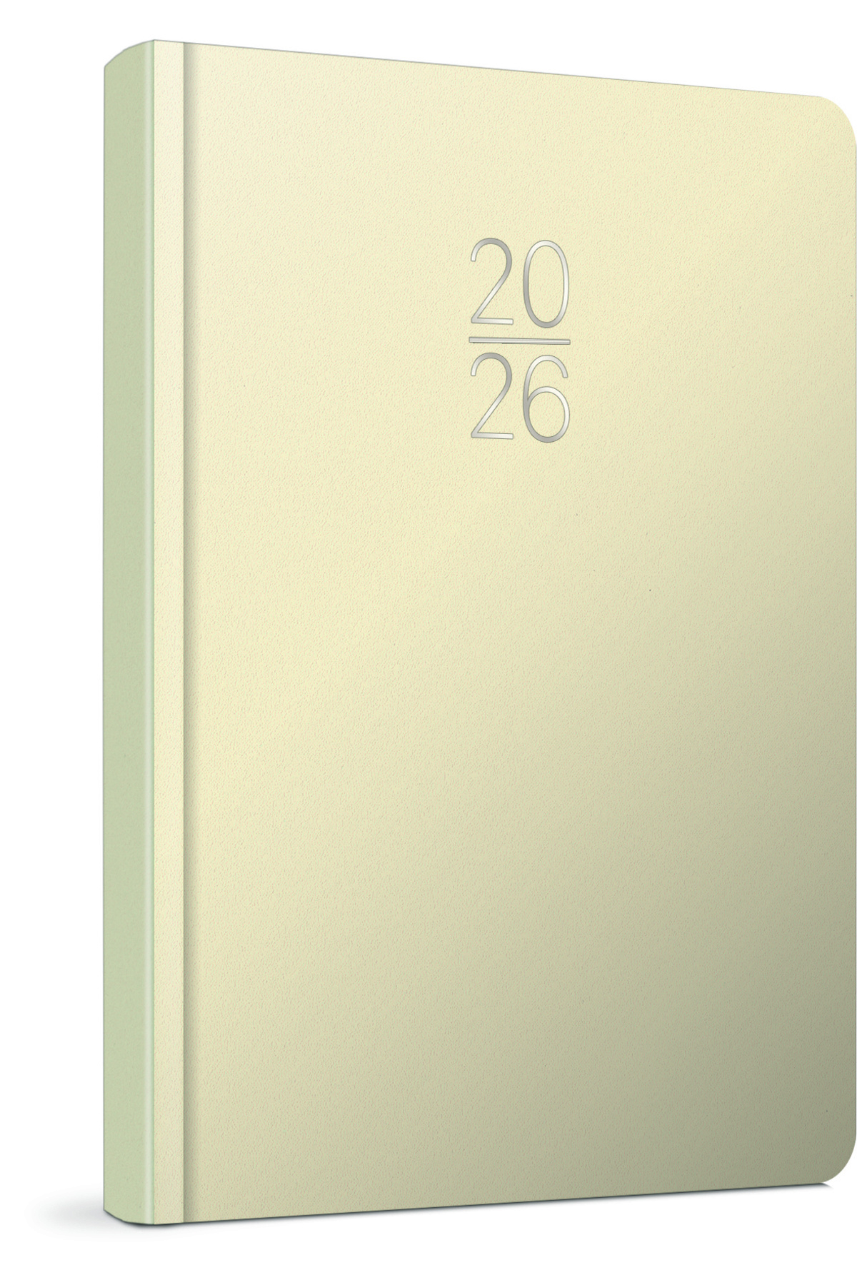 Gıpta 2026 100-ECK İplik Dikişli - Sert Kapak 14x20 Günlük Beyaz Ajanda