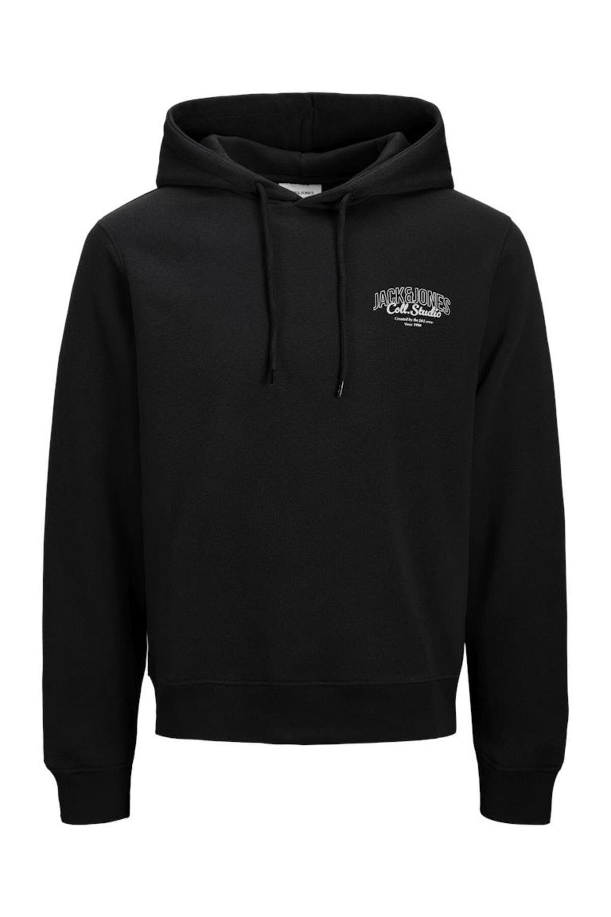 Jack & Jones JJMAKOTO Sweat Hood Erkek Kapüşonlu Sweatshirt - Konforlu ve Modern