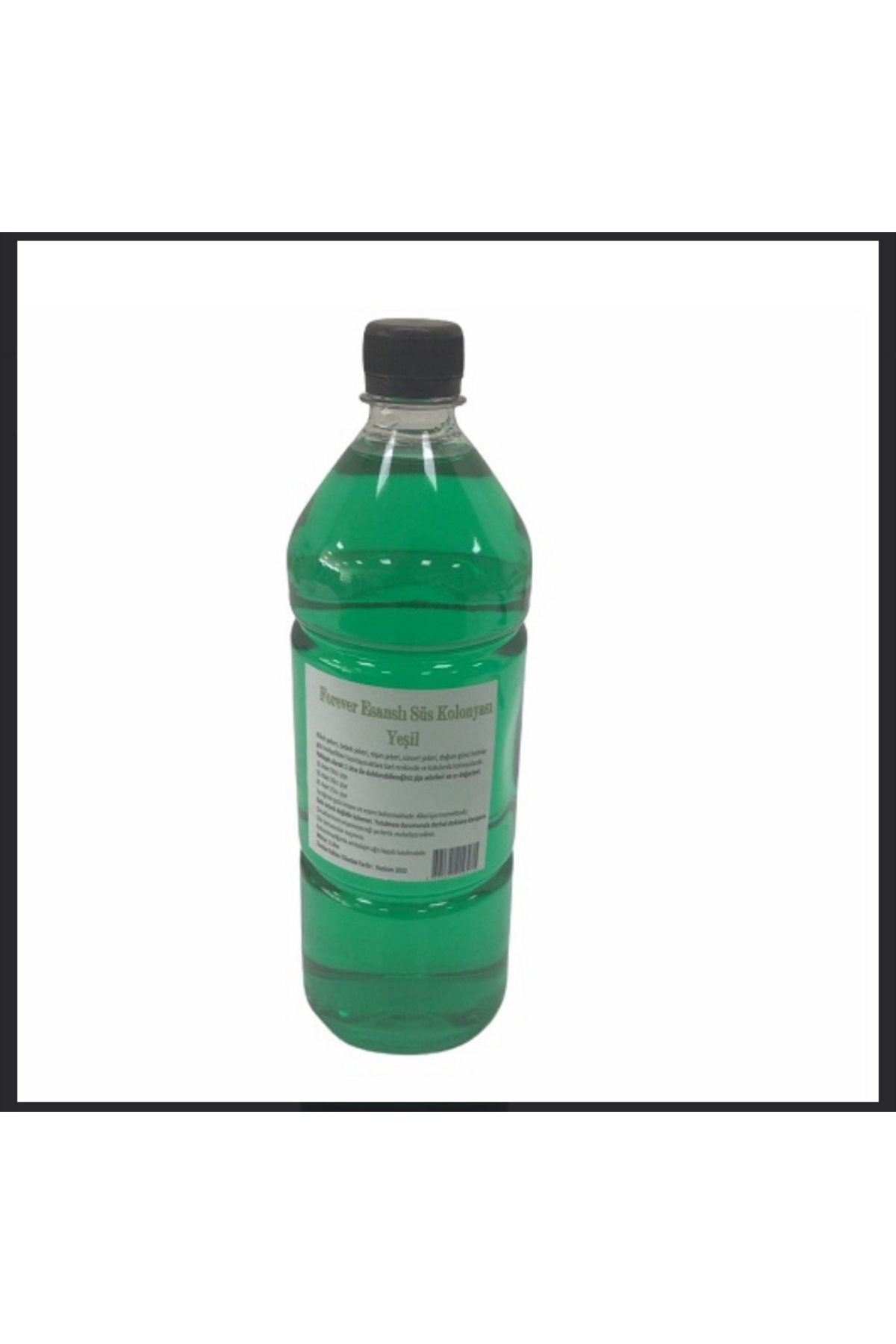 GÜVEN Yeşil Renk Forever Esanslı Süs Kolonyası 1 Litre Tek Şişe
