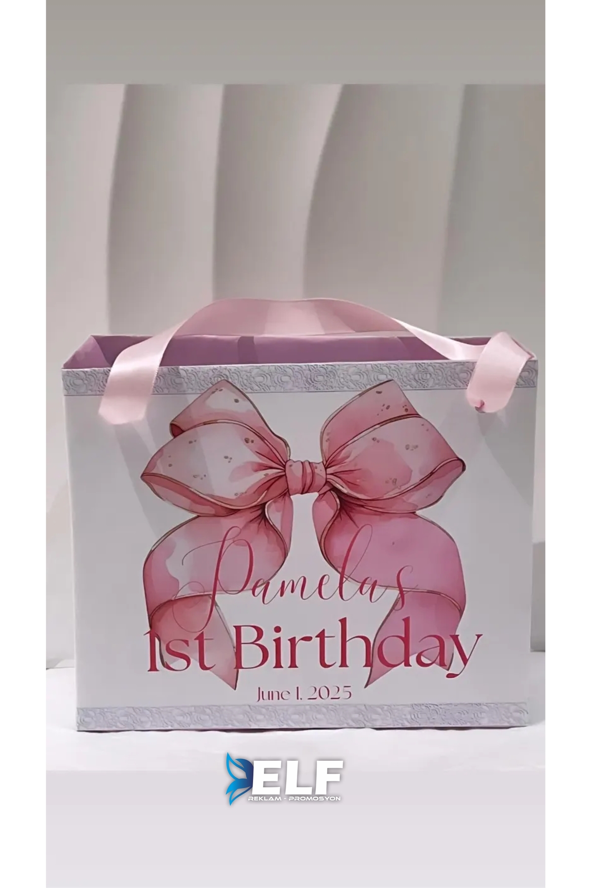 ELF REKLAM Kişiye Özel Çanta Doğum Günü Bride Çanta 5 Adettir fotoğrafı 3 (önizleme)