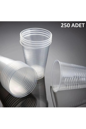 Dispoza Pet Bardak Şeffaf 250 Adet 180 cc – Otomat Tipi Tek Kullanımlık Bardak
