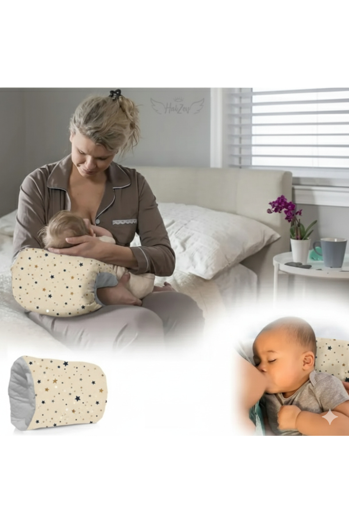 Ferdys Comfortable Emzirme Yastığı, Tüm Bebeklere Uyumlu, Doğru Tutuş Emzirme Yastığı fotoğrafı 4 (önizleme)