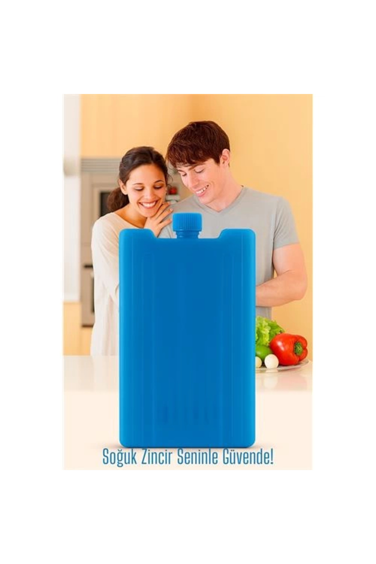 cenk x store BFS Buz Aküsü 400 gr | Gıda, İlaç ve PiknikSoğutma İçin | Tekrar Kullanılabilir