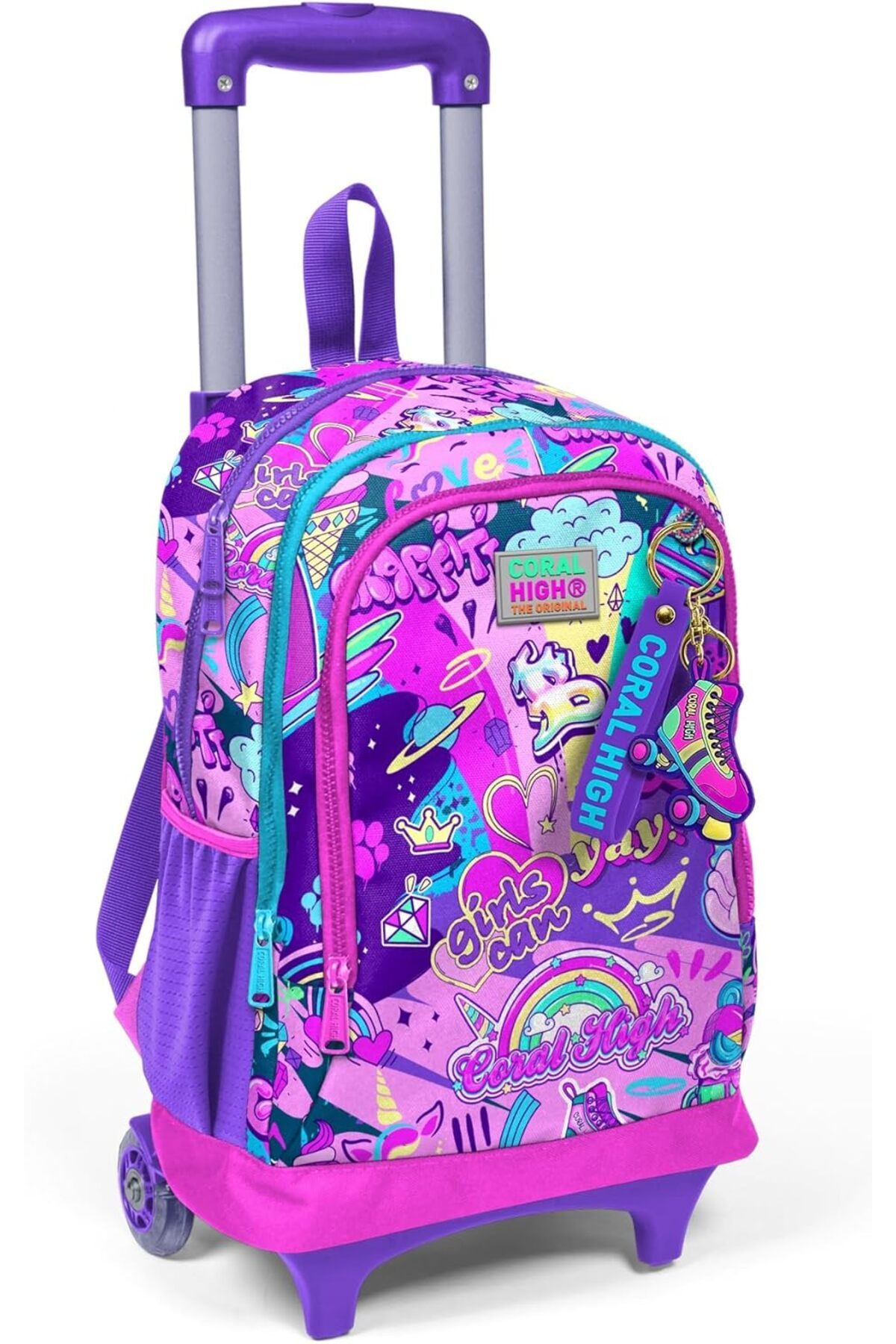 Yıldızan Çekçek Sırt Çanta (Işıklı Tekerlek) 980005