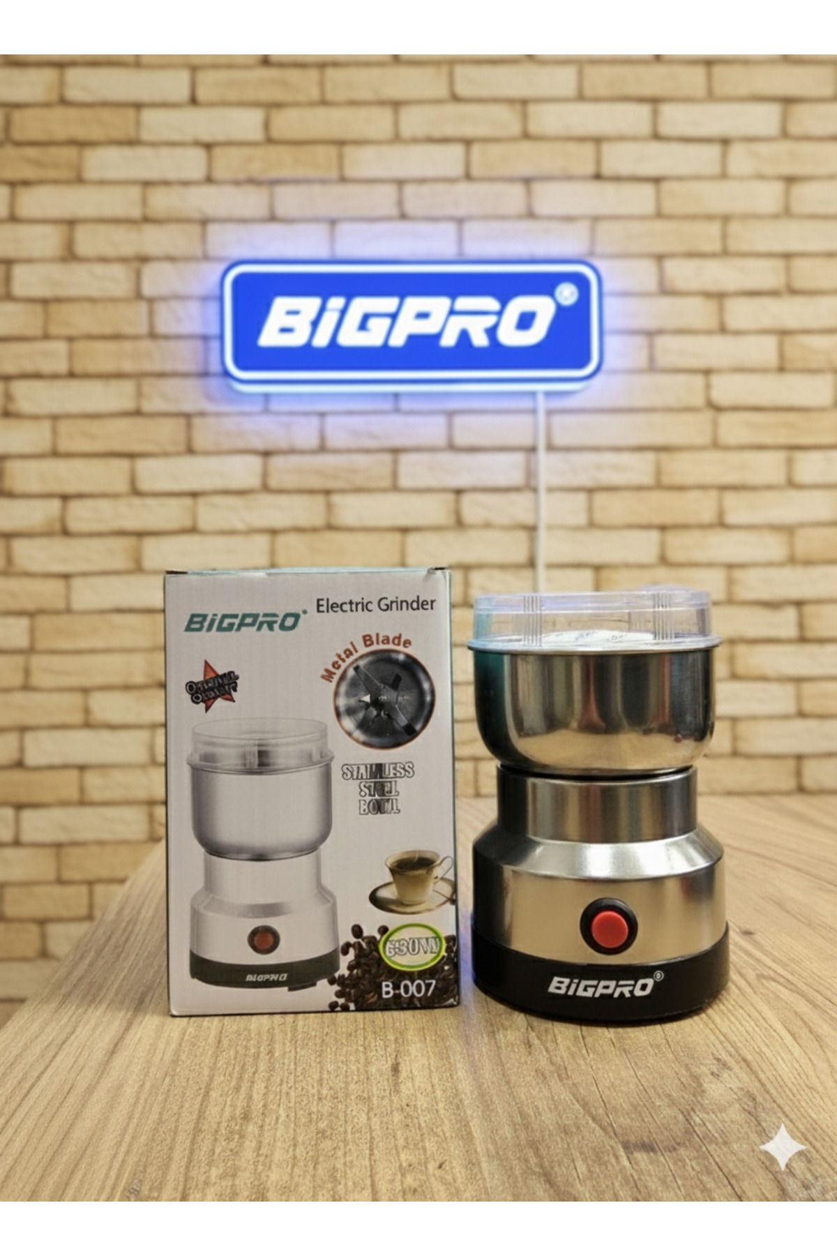 Bigpro Yeni model 4+2 Bıçaklı Baharat ve kahve öğütücü