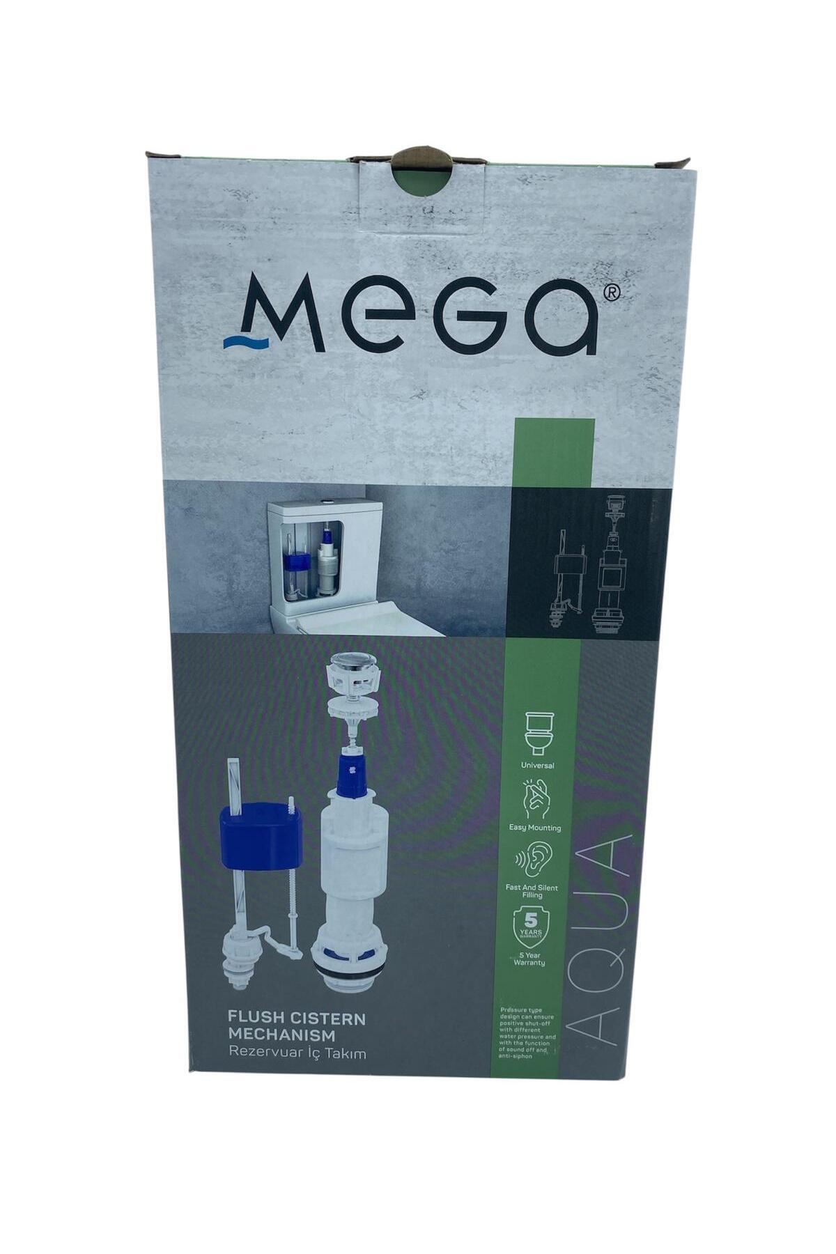 AKBELLİ GROUP MEGA AQUA 3008 REZERVUAR İÇ TAKIM KLOZET REZERVUAR ŞAMANDRASI SU BOŞALTMA BUTONU