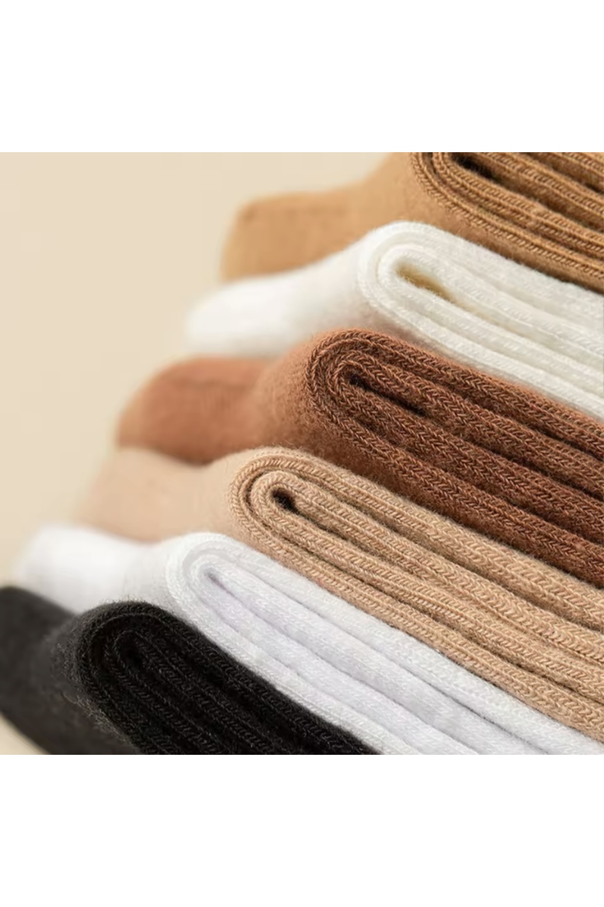 H&N Socks 6 Çift Ekonomik Paket Kadın Kolej Tenis Çorap görsel 2