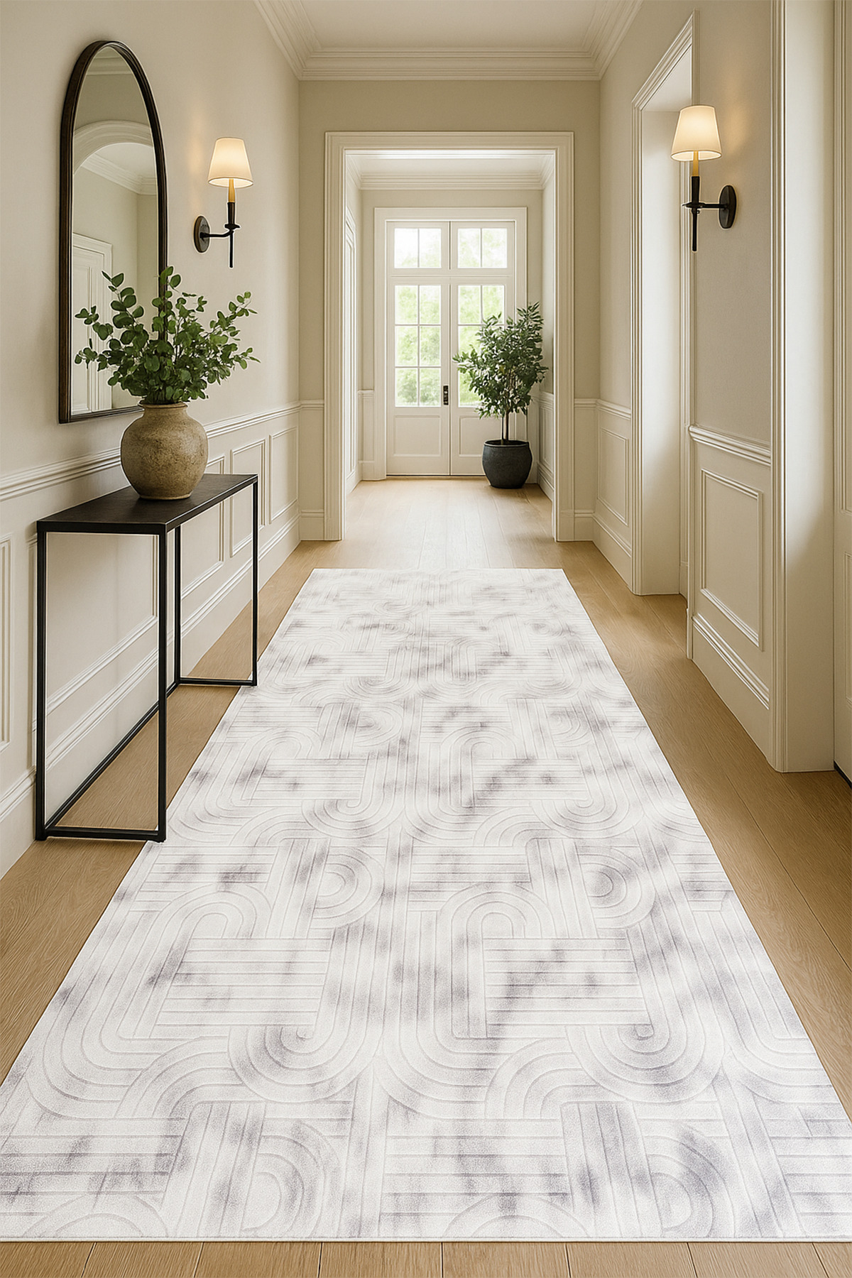 Four Seasons Bamboo Anti-Slip Washable Cutting Corridor Kitchen Living Room Bed Living Room Runner Carpet