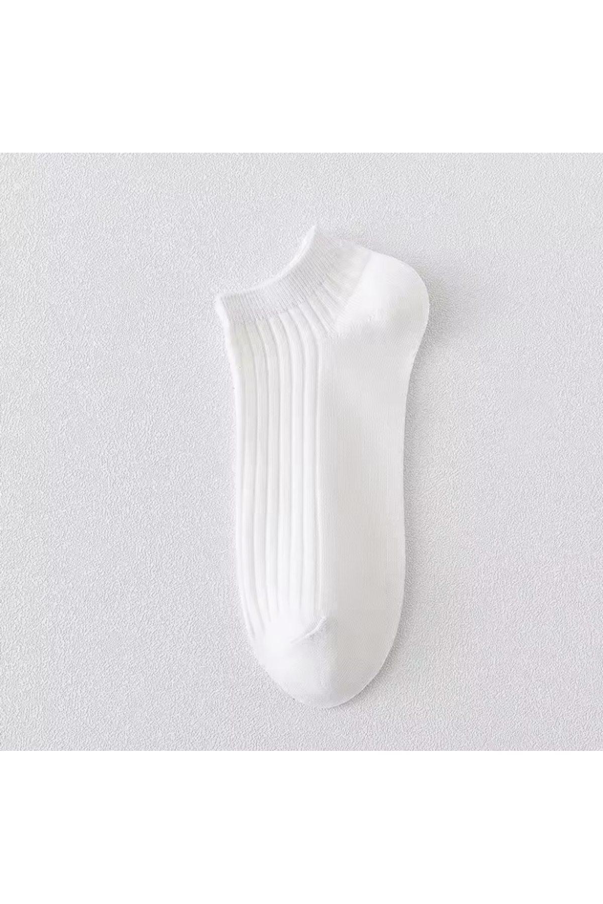 H&N Socks 8 Çift Ekonomik Paket Derbi Detaylı Unısex Kısa Patik Çorap görsel 5