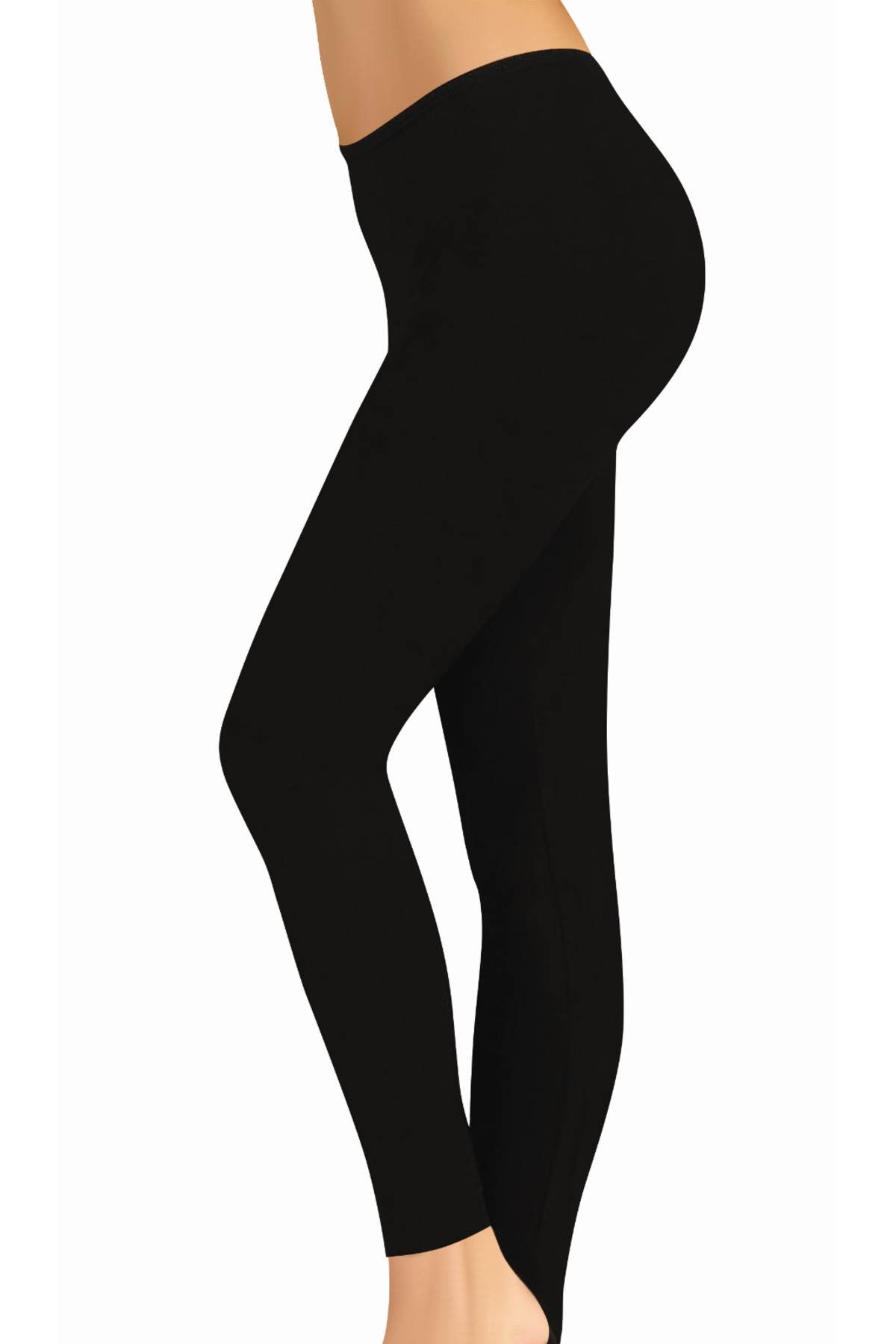Cotton Women's Single High Waist Cotton Leggings