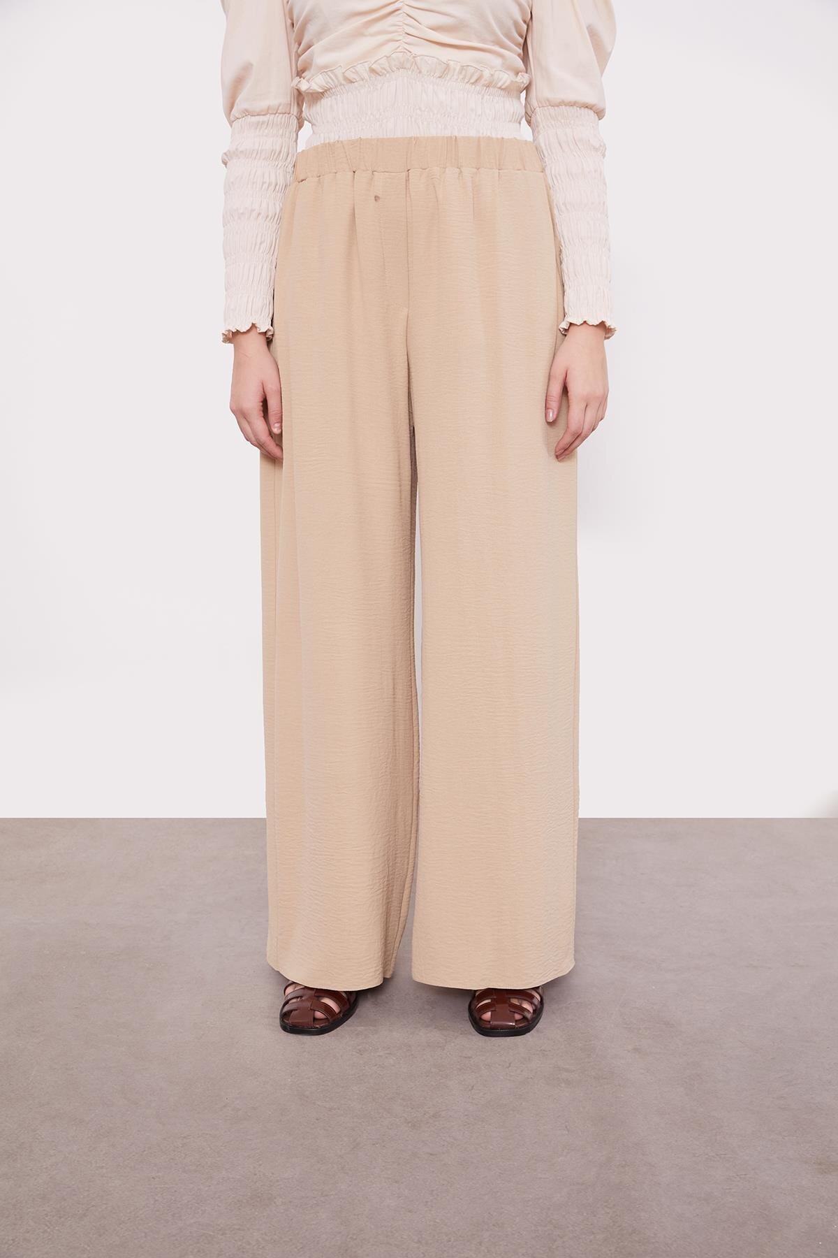 Levidor Camel Bol Paça Aerobin Pantolon