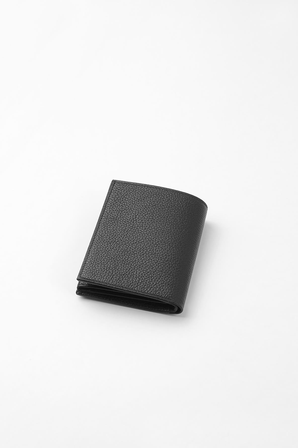 Cengiz Pakel  Hakiki Deri Erkek Cüzdan - 13764 - Siyah - Görsel 6