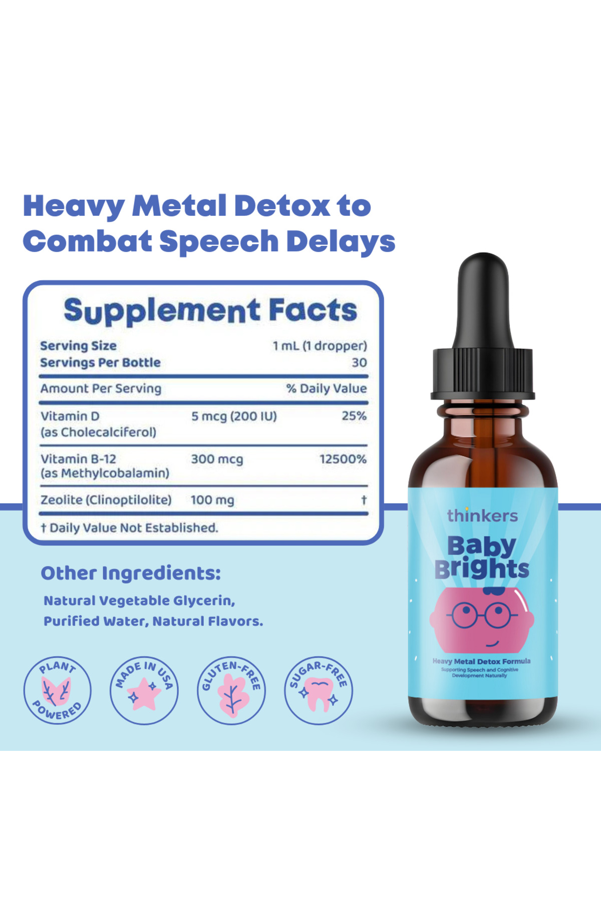 Thinkers Baby Brights Heavy Metal Detox Formula - Fiyatı, Yorumları