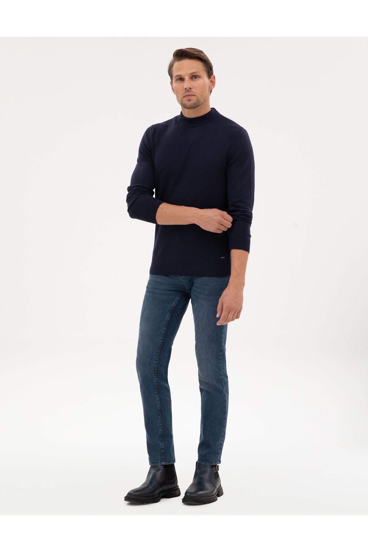 پلیور مردانه راسته آستین بلند | پیر کاردین Pierre Cardin 50315728 - تصویر 4