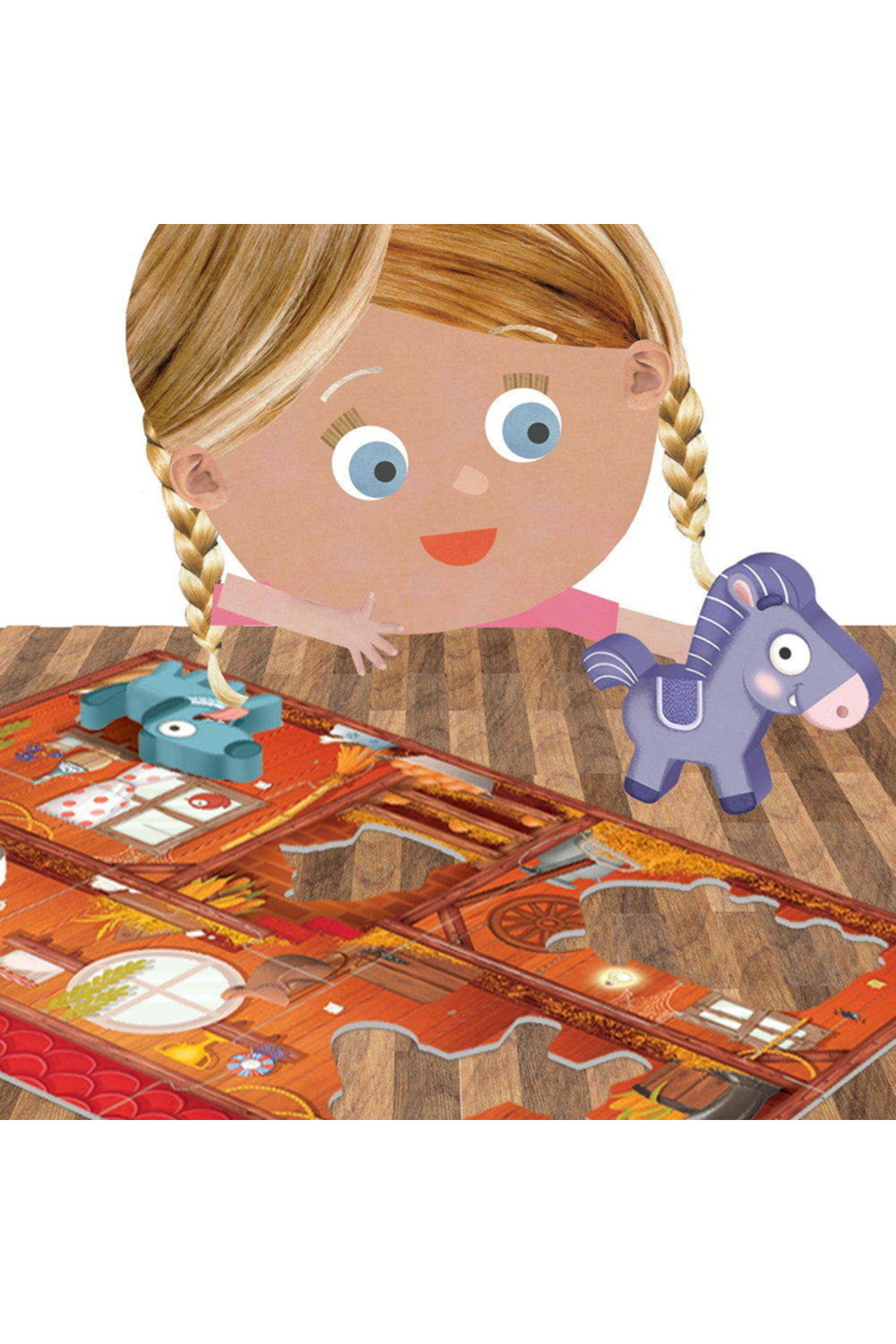 Genel Markalar Montessori First Puzzle The Farm (2-4 Yaş) fotoğrafı 2 (önizleme)