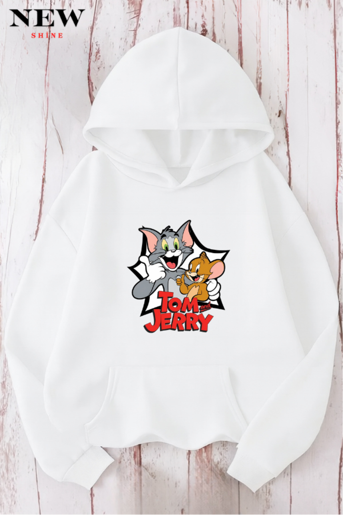 NEWSHİNE Tom and Jerry Printed Sweatshirt